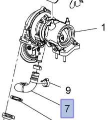 Opel Corsa D A13DTC Motor Turbo Yağlama Borusu İbraş Marka  IBR-15516