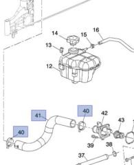 Chevrolet Cruze 1.6 16V Radyatör Giriş Hortumu İbraş Marka IBR-25181