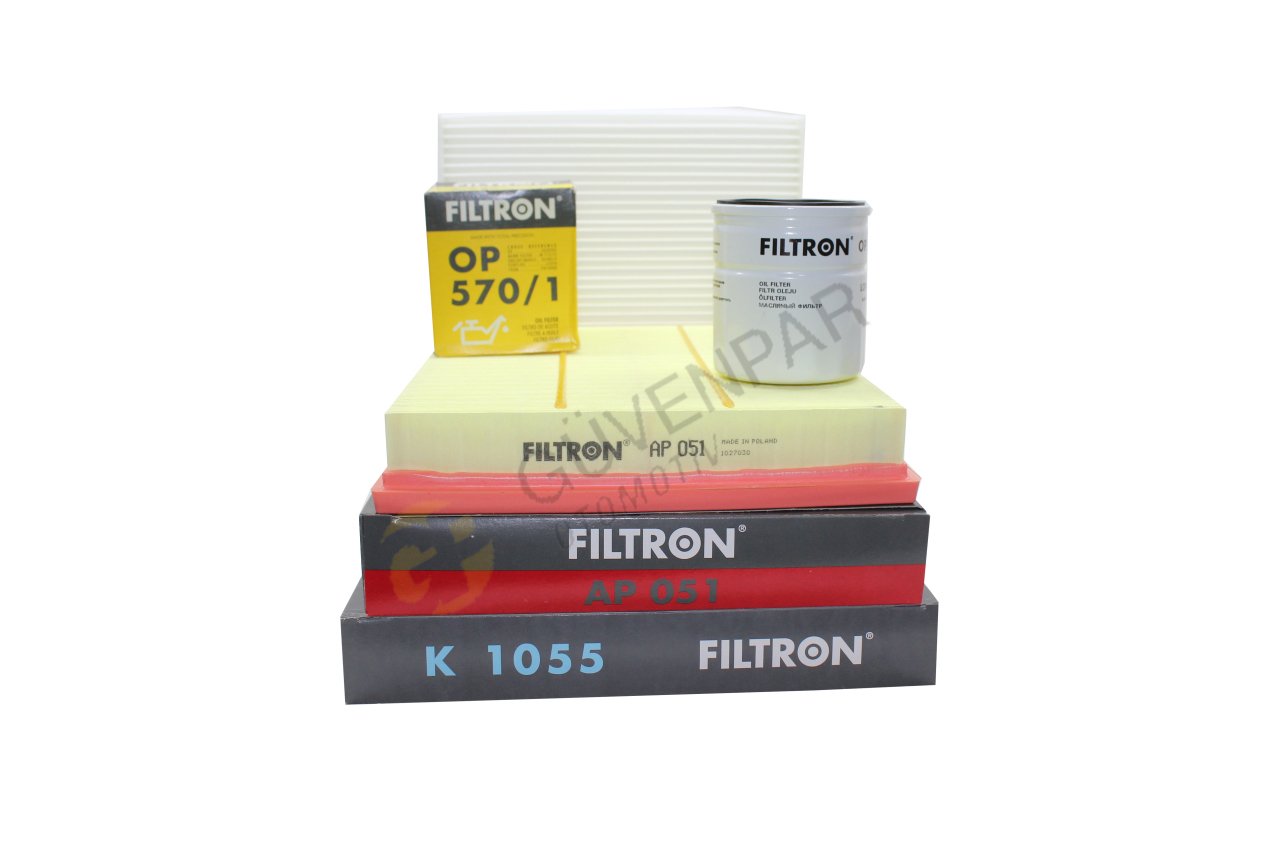 Opel Zafira B 1.6 (Z16XEP/Z16XE) Twinport Benzinli Bakım Filtre Seti Filtron Marka