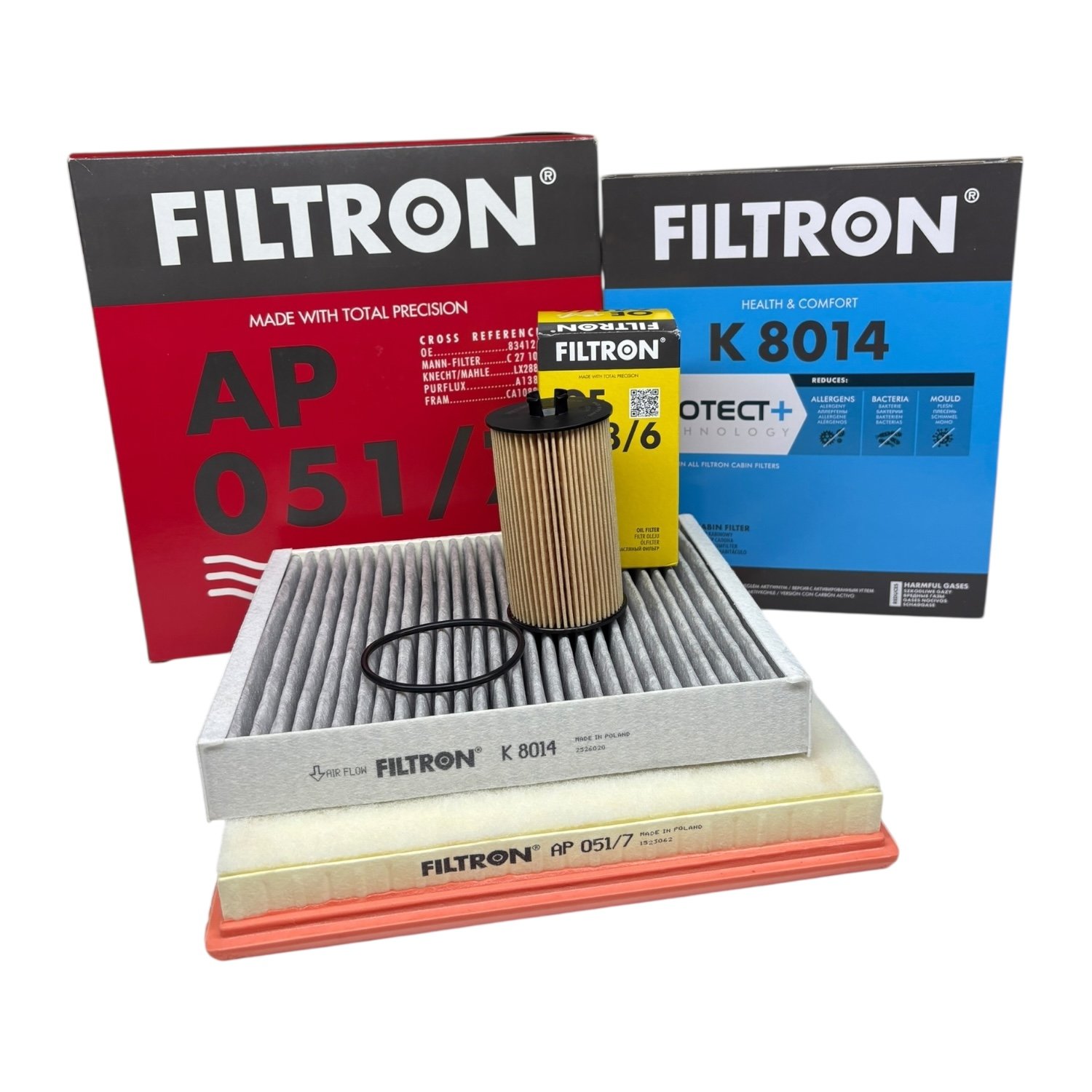 Opel Zafıra C 1.4 Benzinli Turbo Motor Bakım Filtre Seti Filtron Marka