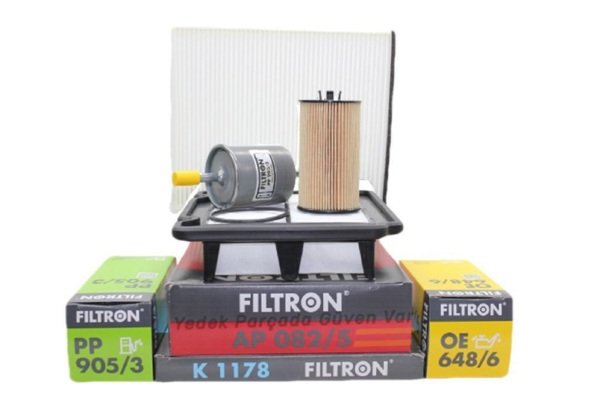 Chevrolet Aveo 2009/2011 1.4 16 Valf Benzinli Doch Motor Bakım Filtre Seti Filtron Marka