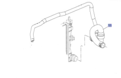 Opel Astra J A13DTE Dizel Motor Radyatör Çıkış Hortumu İbraş Marka