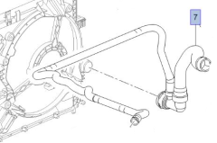 Opel İnsignia A 2.0 Dizel Motor Radyatör Su Çıkış Hortumu İbraş Marka