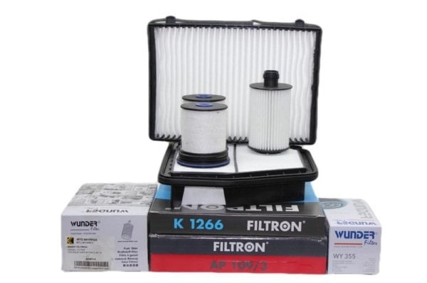 Chevrolet Captiva 2012 Sonrası C140 2.0 Dizel Bakım Filtre Seti (Kısa Tip Mazot Filtresi)