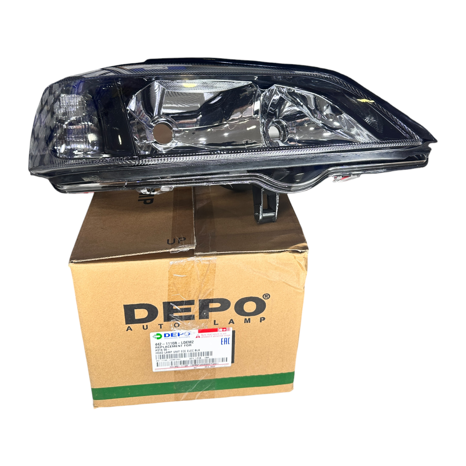 Opel Astra G Sağ Far Füme Cam Depo Marka  442-1116R-LDEM2