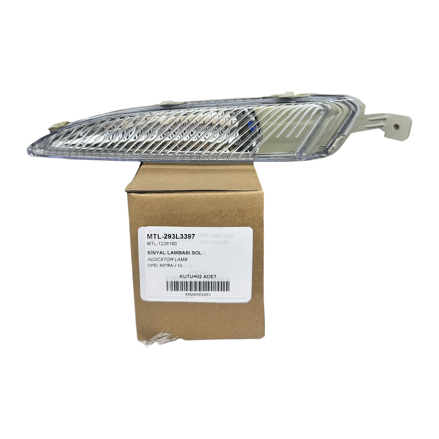 Opel Astra J Ön Sinyal Lambası Sol Mette Marka 293L3397