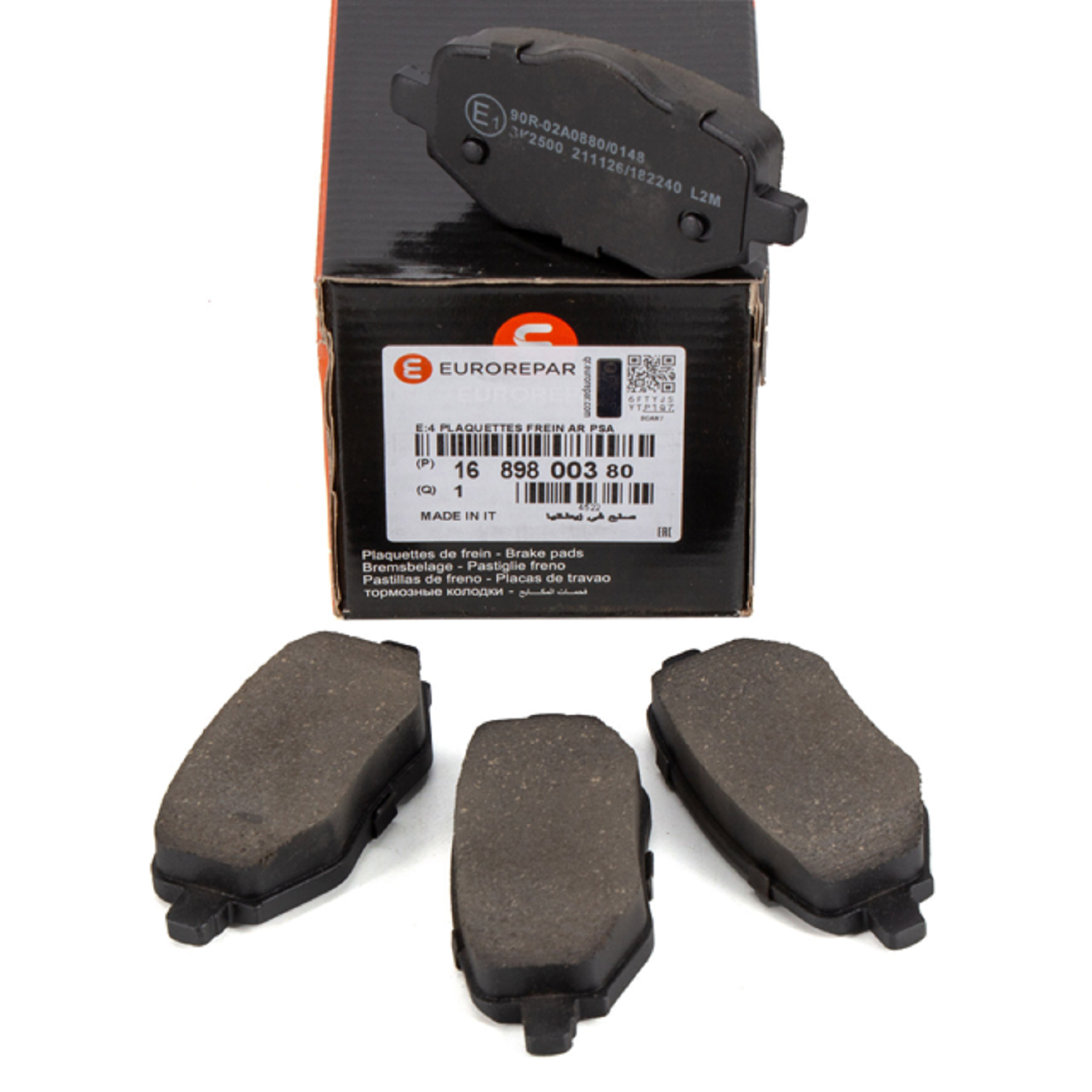 Peugeout 2008 Arka Fren Balatası  Eurorepar Marka 1689800380