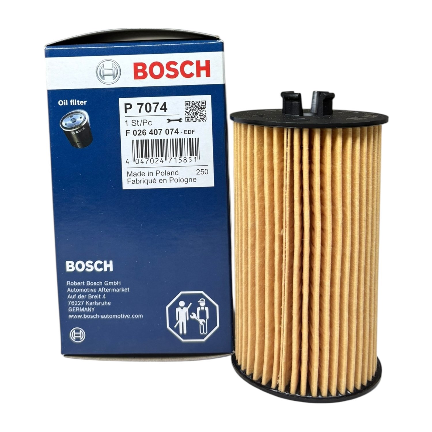 Opel Astra K 1.6 Dizel Motor Yağ Filtresi Bosch Marka