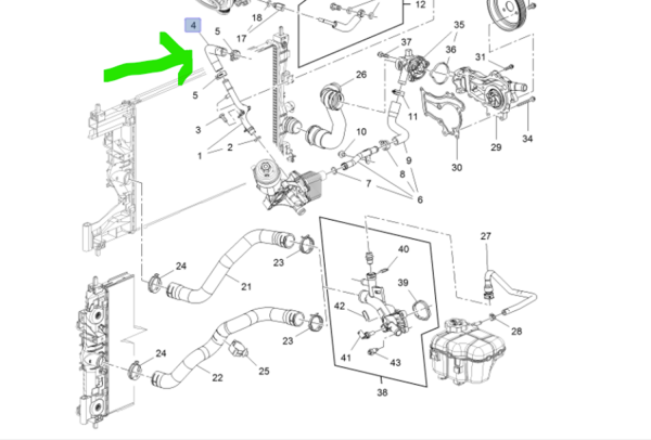 Opel Mokka  1.4 Turbo Yağ Soğutucu Hortumu İbraş Marka 25187