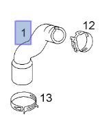 Opel Zafira C 1.9 Dizel Motor Havlandırma Hortumu İbraş Marka
