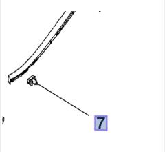 Opel Astra J Ön Cam Kenar Çıta Klipsi Psa Marka 13280305