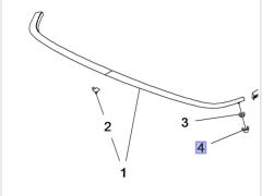 Opel Astra J Kaput Çıta Civata Kapağı Psa Marka 13285091
