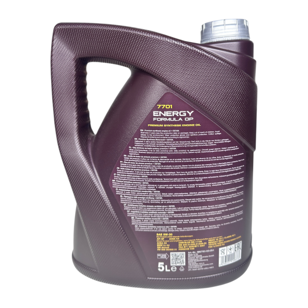 Motor Yağı 5W30 Energy Formula OP C2-C3 4LT Mannol Marka 7701