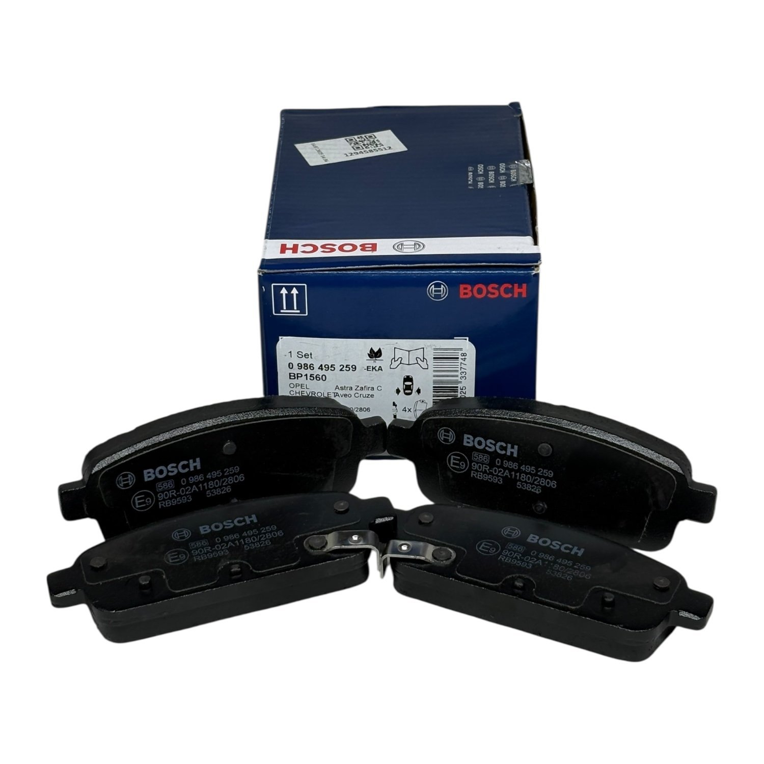 Opel Astra J Arka Fren Balata Takımı Bosch Marka 0986495259
