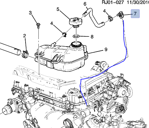 Chevrolet Yeni Aveo 1.2 1.4 Benzinli Motor Yedek Su Depo Hortum Konnektörü Psa Marka 55354565