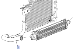 Chevrolet Aveo T300 1.3 Dizel Motor Turbo Hortum İbraş Marka