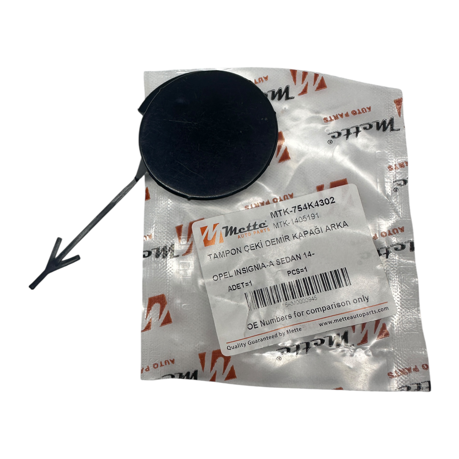 Opel İnsignia Makyajlı Arka Tampon Çeki Demir Kapağı Mette Marka 754K4302