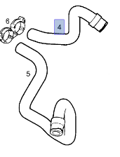 Opel Combo C 1.3 Dizel Motor Kalorifer Su Giriş Hortumu İbraş Marka