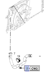 Opel Astra H Z13DTH Motor Radyatör Su Giriş Borusu İbraş Marka