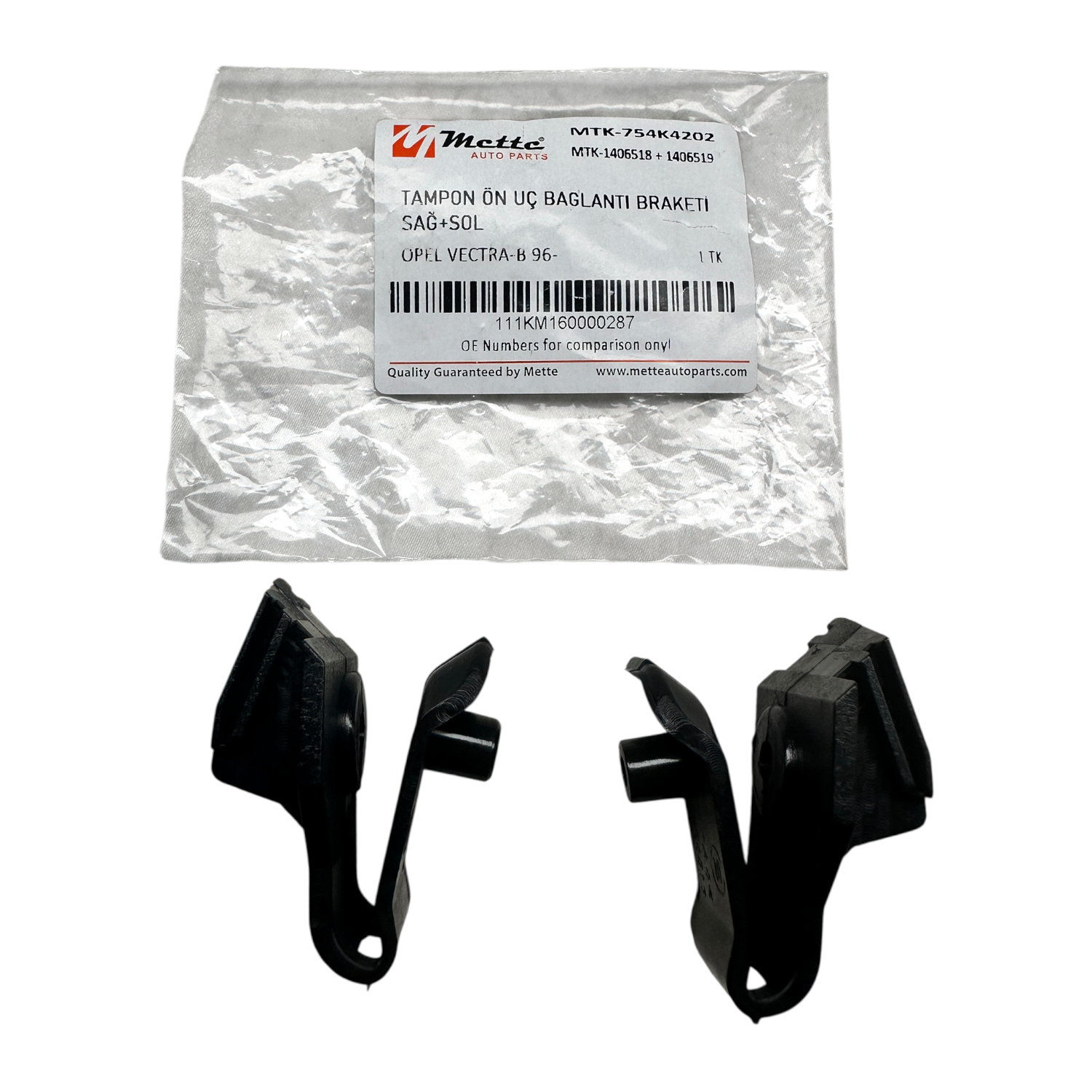 Opel Vectra B Ön Tampon Iç Bağlantı Braketi Mette Marka 754K4202