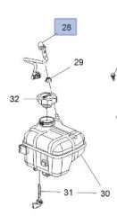 Opel İnsignia A16XHT Benzinli Motor Gaz Boşaltma Hortumu İbraş Marka