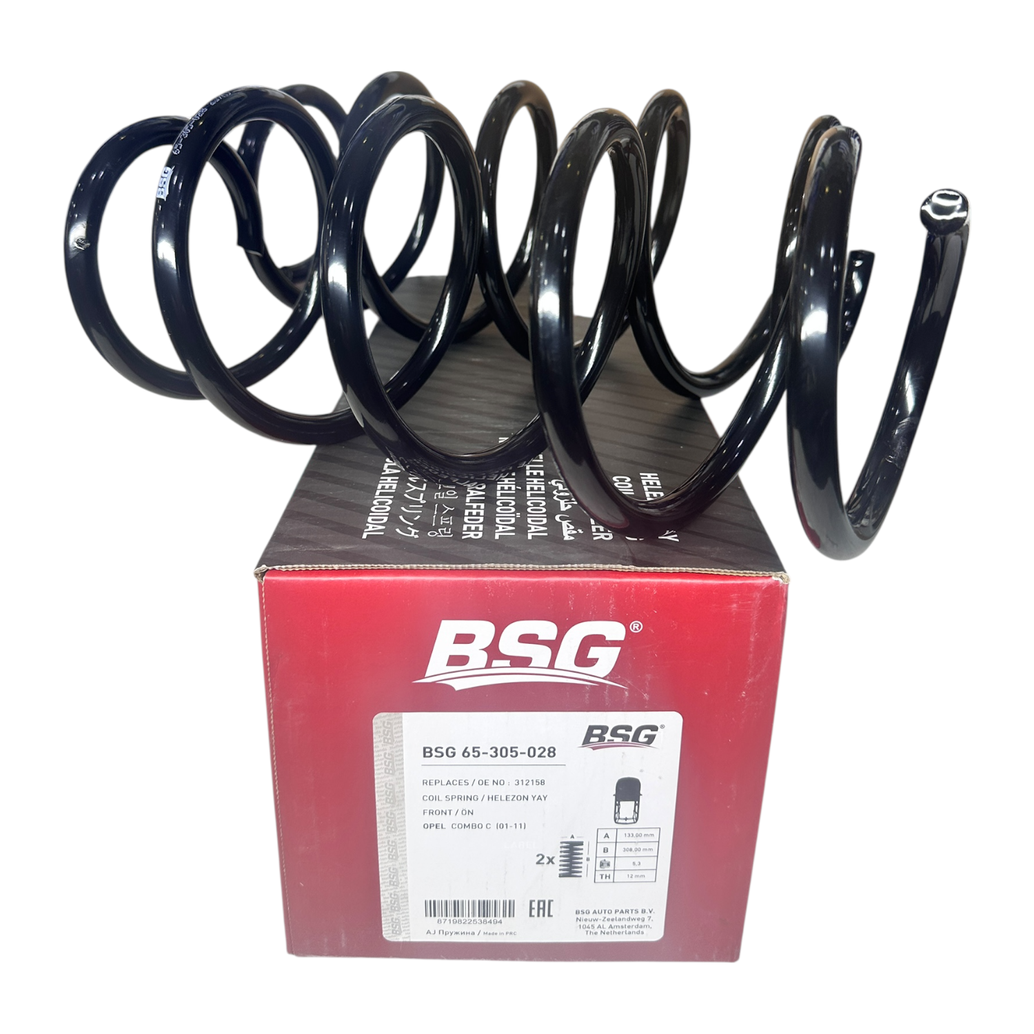 Opel Corsa C Ön Helezon Yayı Bsg Marka 65-305-028