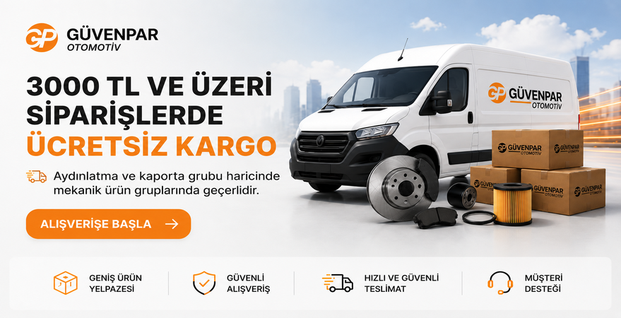 3000 TL Üzeri Ücretsiz Kargo